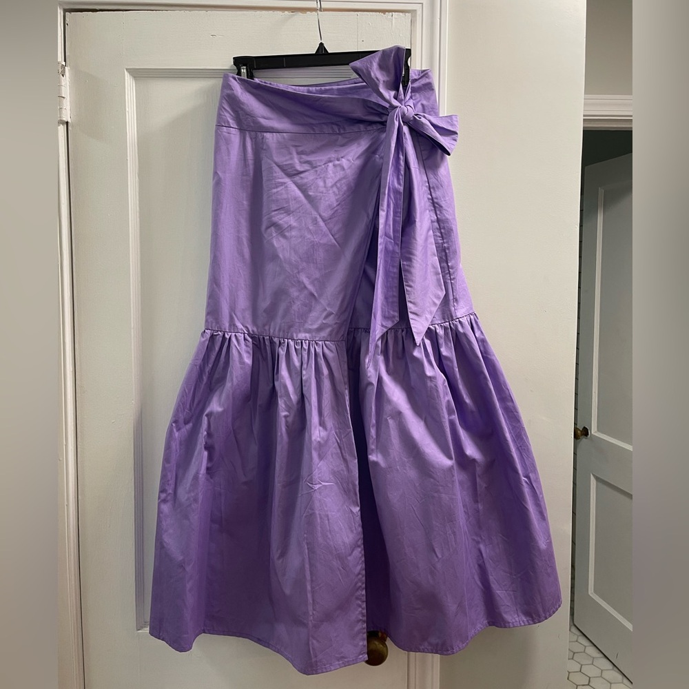 Devotion Twins Perla Wrap Skirt in “Lila Collage”
